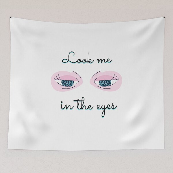 Item preview, Look Me In The Eye Lazy Eyes designed and sold by indie-shop.