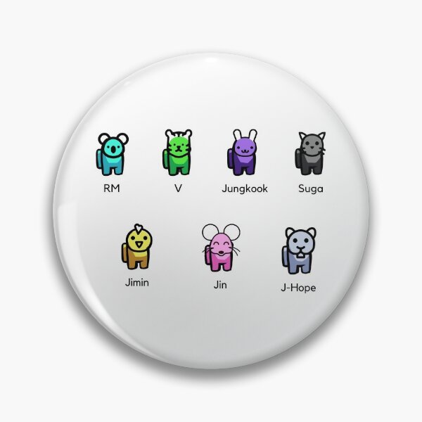 Item preview, BTS - Among Us - Design - Mic Colors designed and sold by sillyaprons.