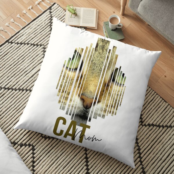 Find Your Thing Cat Mom Gift Floor Pillow