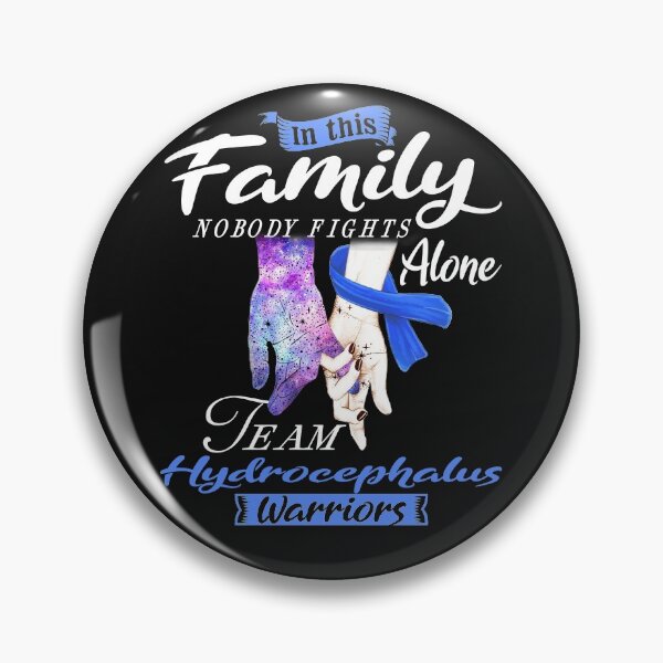 Item preview, In This Family Nobody Fights Alone Team Hydrocephalus Warrior designed and sold by deputylove.