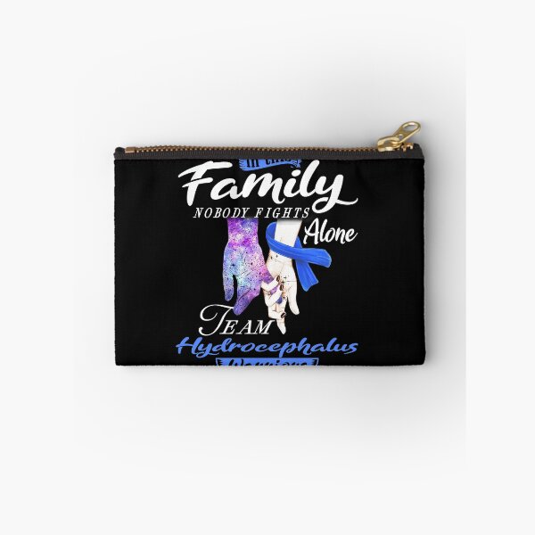Item preview, In This Family Nobody Fights Alone Team Hydrocephalus Warrior designed and sold by deputylove.