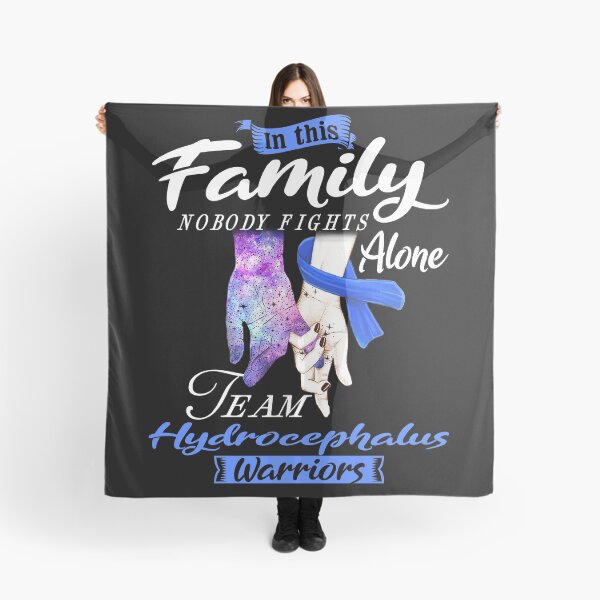 Item preview, In This Family Nobody Fights Alone Team Hydrocephalus Warrior designed and sold by deputylove.