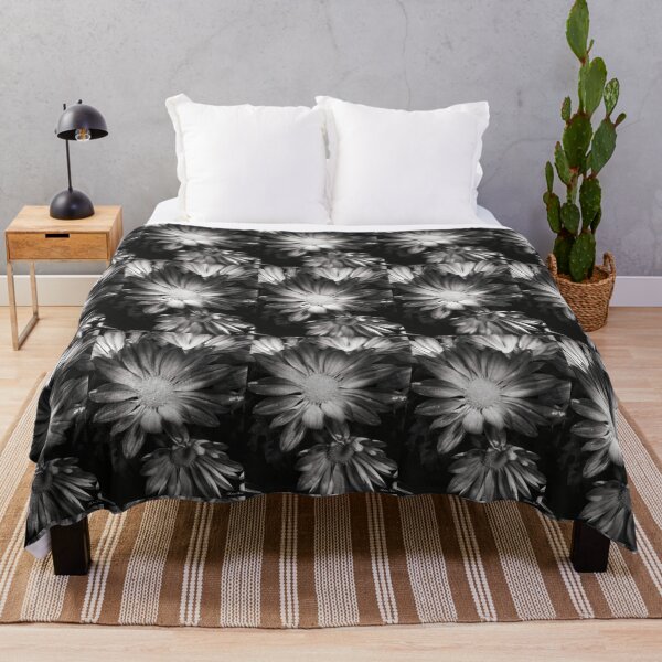 Item preview, Floral pattern in black and white designed and sold by mehtaartz.