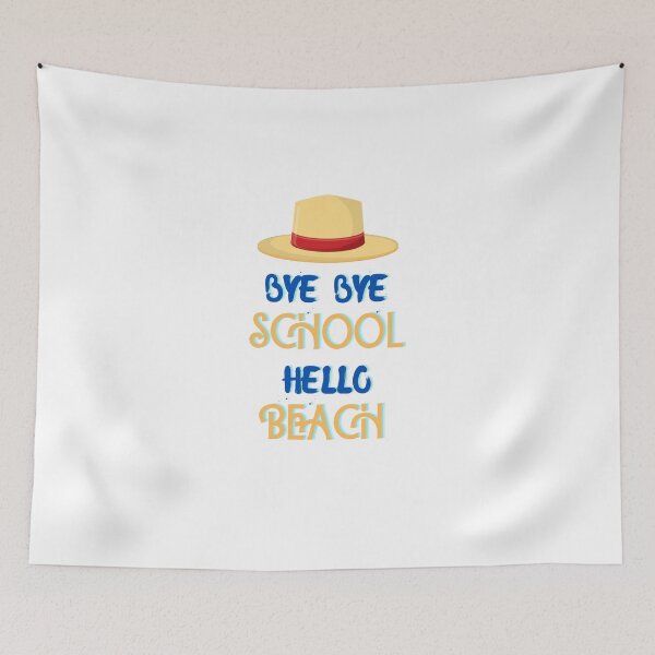 Item preview, Bye bye school hello beach . designed and sold by Hab2.