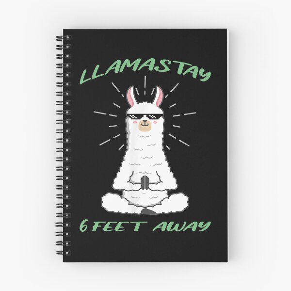 Item preview, Llamastay 6 Feet Away Funny Llama Social Distancing  designed and sold by justbejoker.