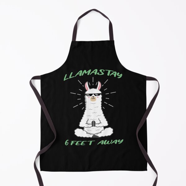 Item preview, Llamastay 6 Feet Away Funny Llama Social Distancing designed and sold by justbejoker.