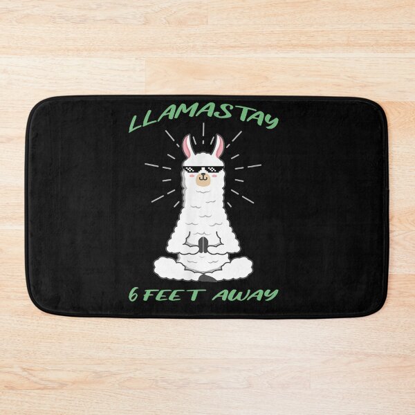 Item preview, Llamastay 6 Feet Away Funny Llama Social Distancing  designed and sold by justbejoker.