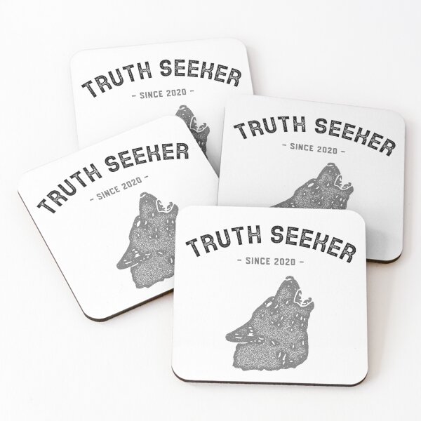 Item preview, Wolf Truth Seeker Since 2020, Free Thinker designed and sold by ArtOfRebellion.