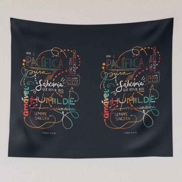 Item preview, Tiago 3:13-18 | verse designed and sold by Suellen Fructuoso.