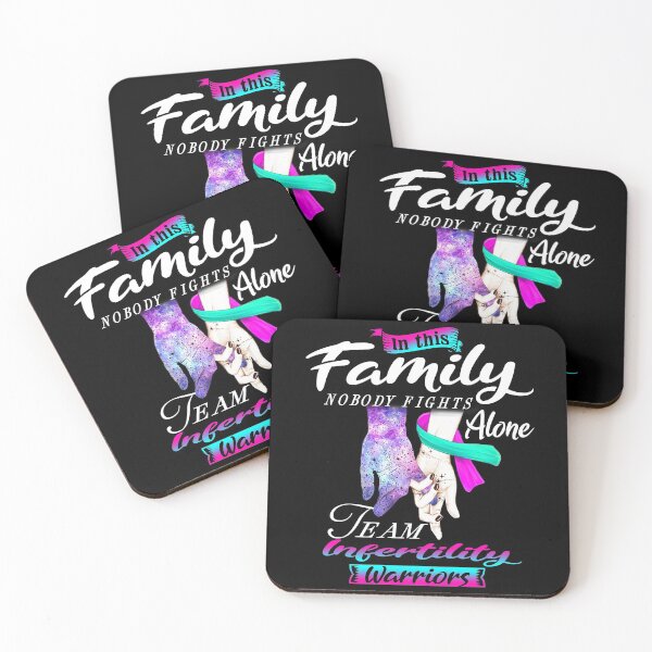 Item preview, In This Family Nobody Fights Alone Team Infertility Warrior designed and sold by deputylove.
