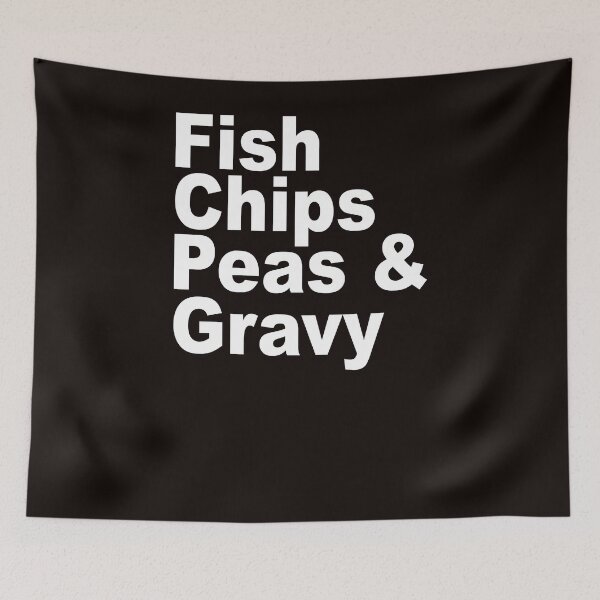 Item preview, Fish, Chips, Peas & Gravy designed and sold by How67.