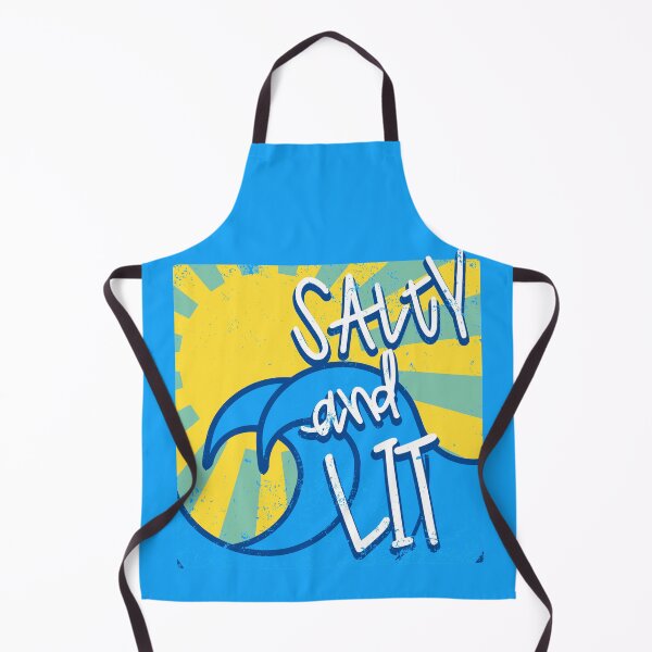 Item preview, Salty and Lit - Sun and Ocean Waves - Salt and Light - Matthew 5:13 - Bible Verse  designed and sold by cannevas.