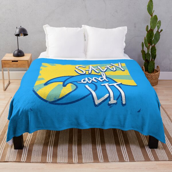 Item preview, Salty and Lit - Sun and Ocean Waves - Salt and Light - Matthew 5:13 - Bible Verse  designed and sold by cannevas.