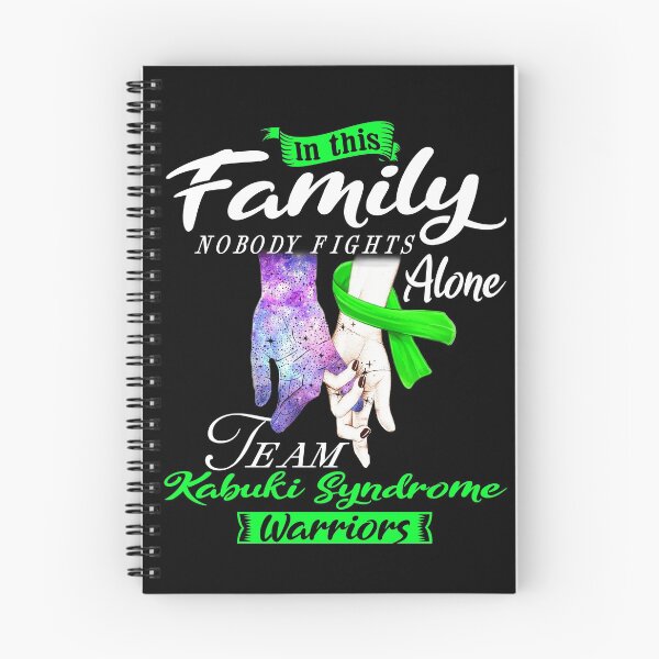 Item preview, In This Family Nobody Fights Alone Team Kabuki Syndrome Warrior designed and sold by deputylove.