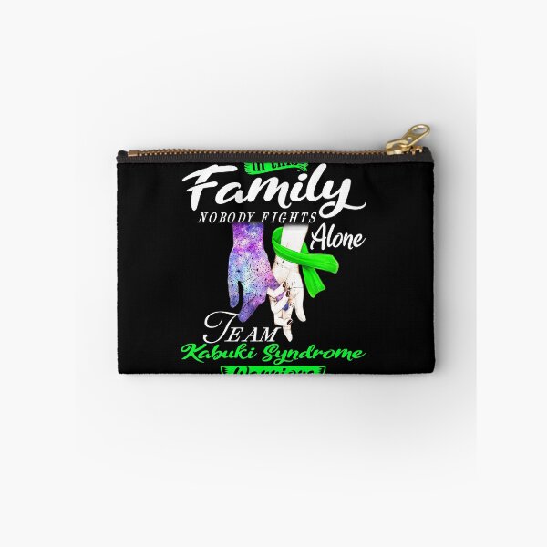 Item preview, In This Family Nobody Fights Alone Team Kabuki Syndrome Warrior designed and sold by deputylove.