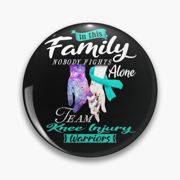 Item preview, In This Family Nobody Fights Alone Team Knee Injury Warrior designed and sold by deputylove.