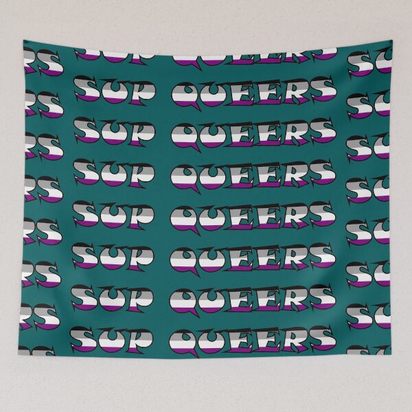 Item preview, SUP QUEERS! Queer Ace Pride designed and sold by MoznaInaczej.