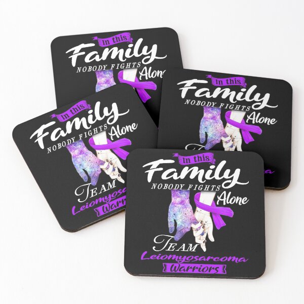 Item preview, In This Family Nobody Fights Alone Team Leiomyosarcoma Warrior designed and sold by deputylove.