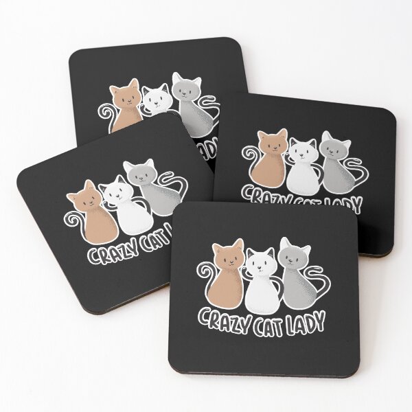 Item preview, Crazy cat lady cat cats cat mom funny cat owner gift designed and sold by MoonCat26.