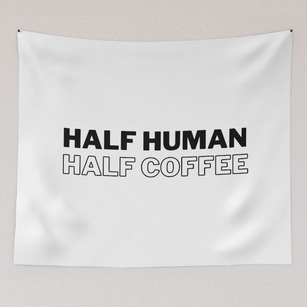 Item preview, Half Human Half Coffee designed and sold by StudioQ-.