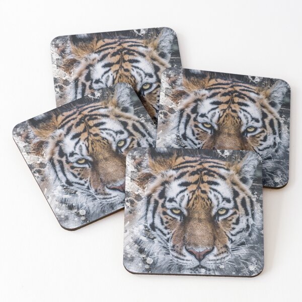 Item preview, Hear Me Roar!! Tiger Grey Mixed Media designed and sold by OByD.