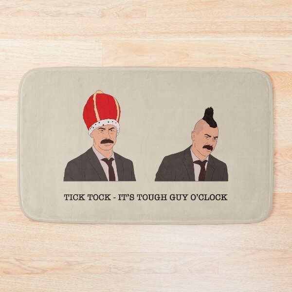 Item preview, Tick Tock It’s Tough Guy O’Clock designed and sold by thebcarts.