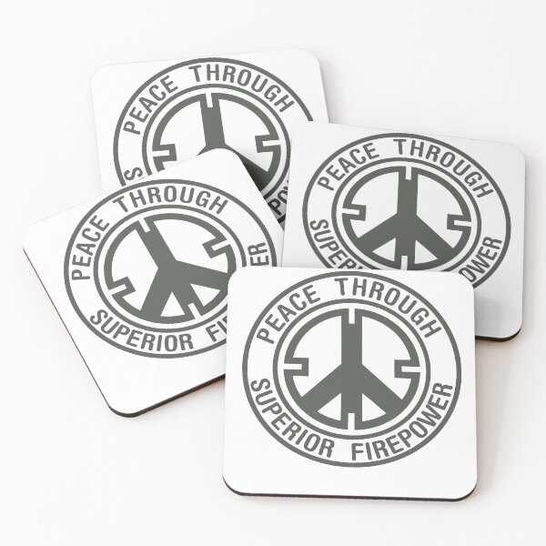 Item preview, Peace Through Superior Firepower designed and sold by Hapax.