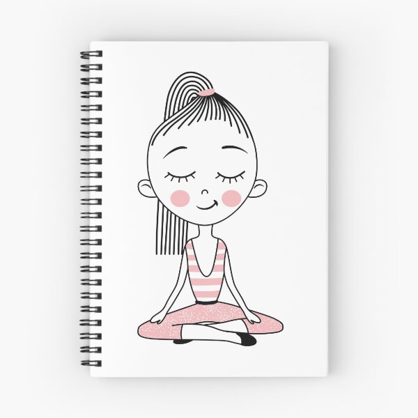 Item preview, Cute yoga girl designed and sold by MHDesignstore.