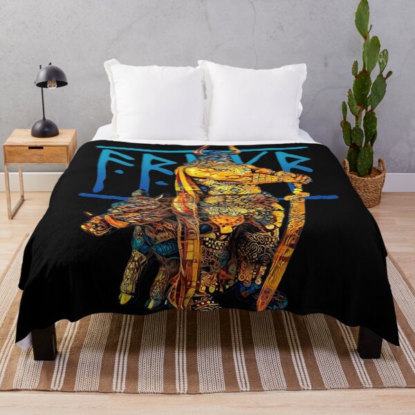 Item preview, Nordic peace and fertility God Freyr, Frey or Frej - golden designed and sold by PrintPit.
