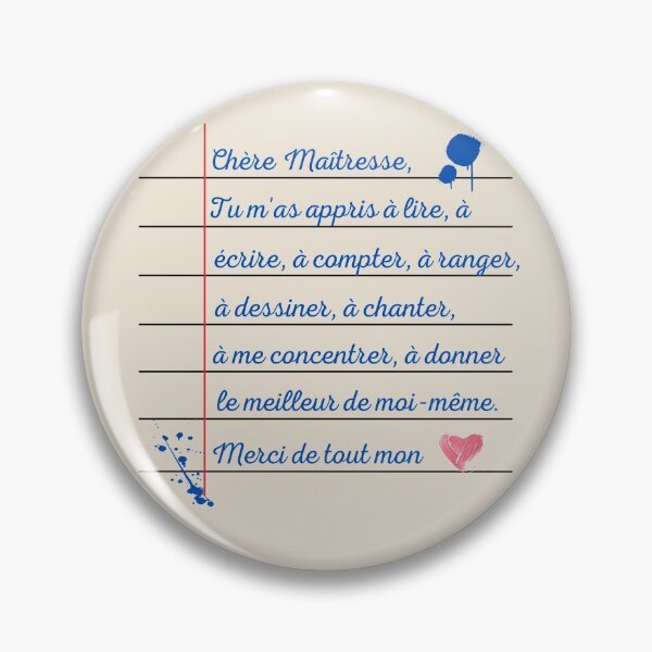 Item preview, Dear Teacher, designed and sold by Valgeneva.