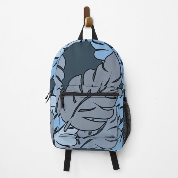 Artikelvorschau, Leaves Tropical Gray and Blue entworfen und verkauft von Sharon Schwalbe.