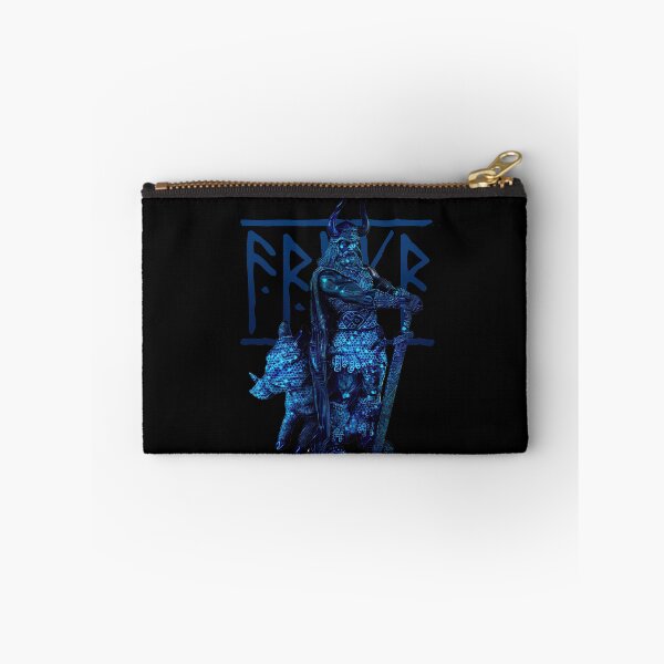 Aperçu de l'œuvre Nordic Peace and Fertility God Freyr, Frey ou Frej - bleu electro créée et vendue par PrintPit.