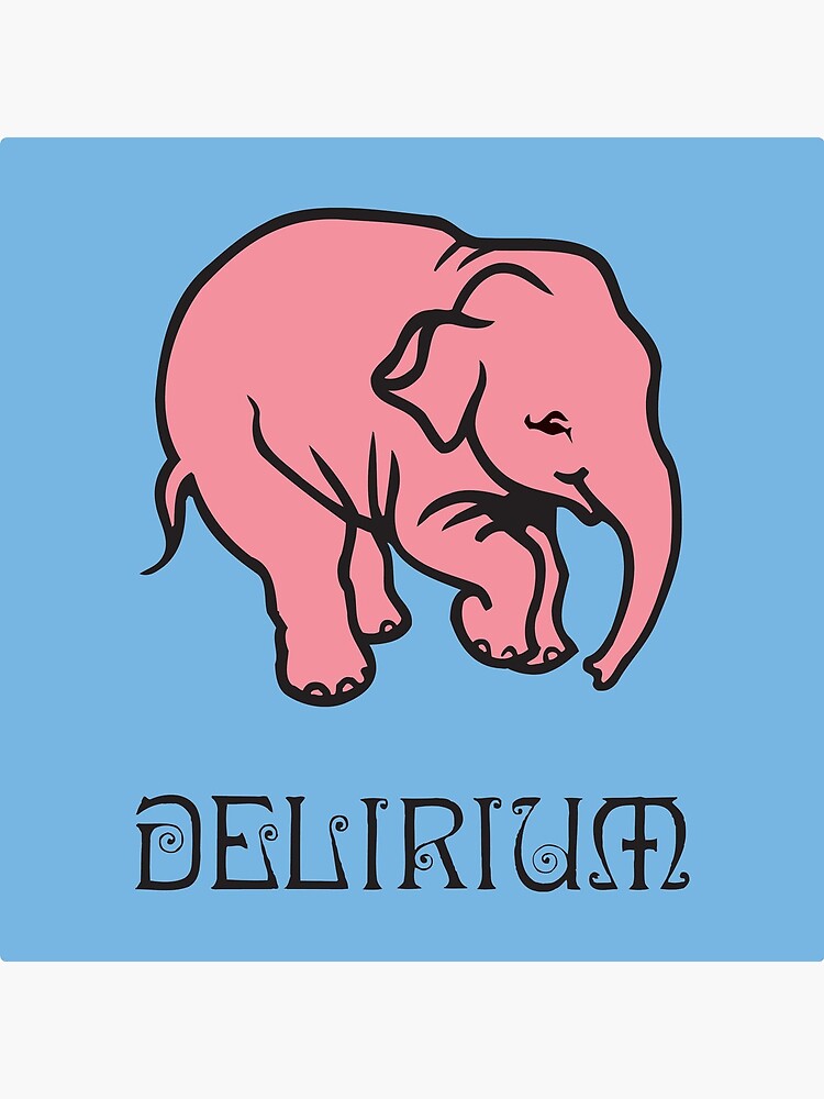 Delirium Tremens Spun Polyester Square Pillow Delirium Tremens Spun Polyester Square Pillow