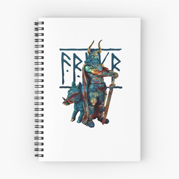 Item preview, Paz y fertilidad nórdicos Dios Freyr, Frey o Frej - colorido designed and sold by PrintPit.