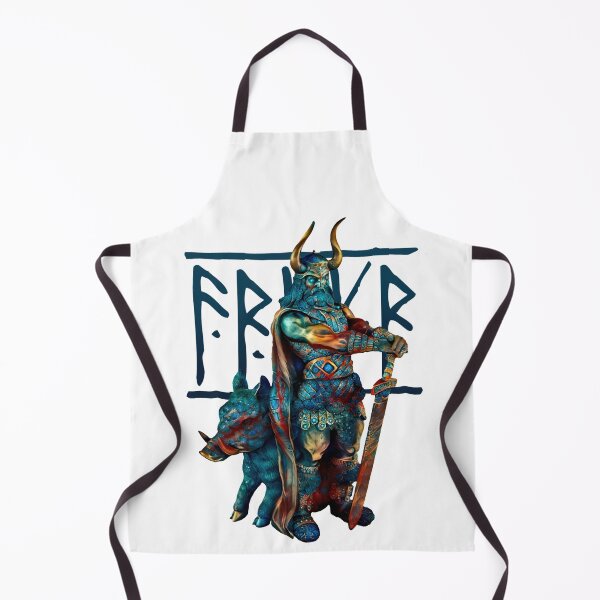Item preview, Nordic peace and fertility God Freyr, Frey or Frej - colorful designed and sold by PrintPit.