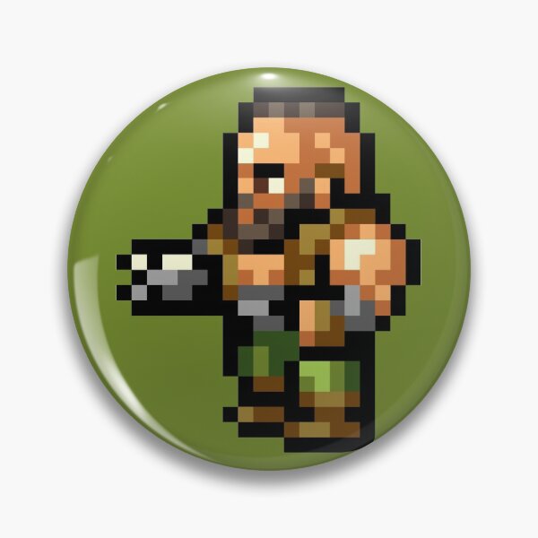 Item preview, Final Fantasy VII - Barret Sprite designed and sold by SpriteZone.