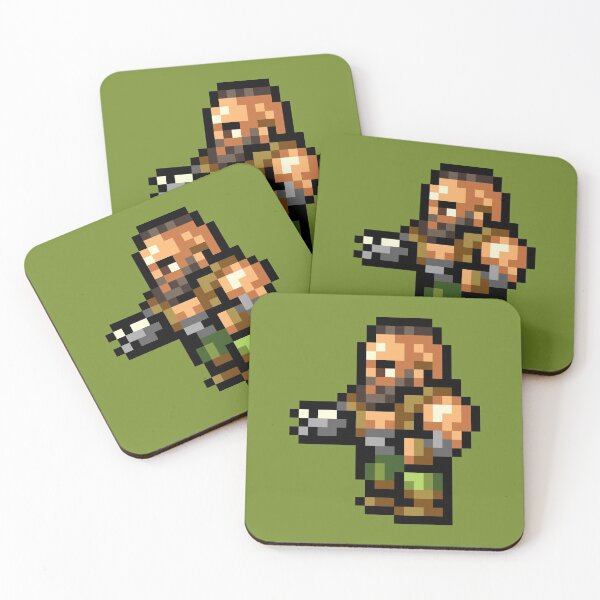 Item preview, Final Fantasy VII - Barret Sprite designed and sold by SpriteZone.