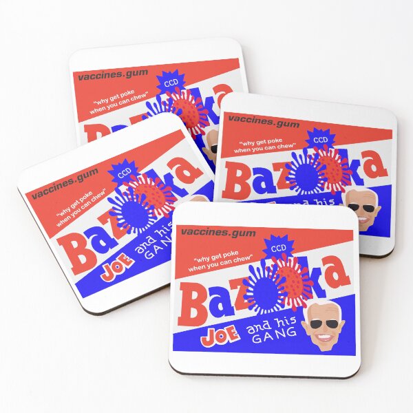 Item preview, Vaccines.gum Joe Biden Bazooka Joe goof up parody. CDC coronavirus democrats. designed and sold by GTOATlogos.