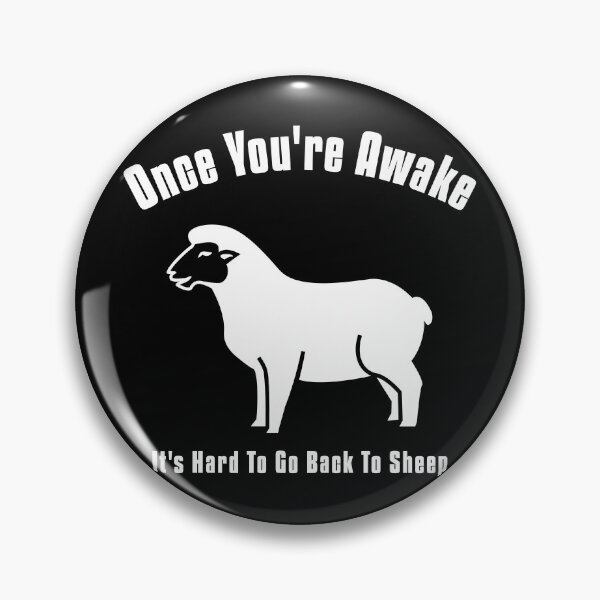Item preview, Once You are Awake It is Hard To Go Back To sheep designed and sold by ArtOfRebellion.