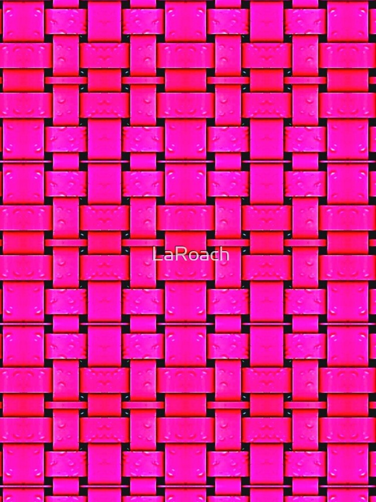 Thumbnail 4 of 4, iPhone Case, Pink Woven Ribbons, Repeat Pattern designed and sold by LaRoach.