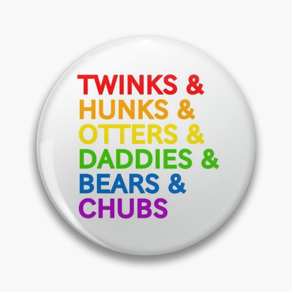 Item preview, Twinks&Hunks&Otters&Daddies&Bears&Chubs Rainbow  designed and sold by PupSpikeArt.