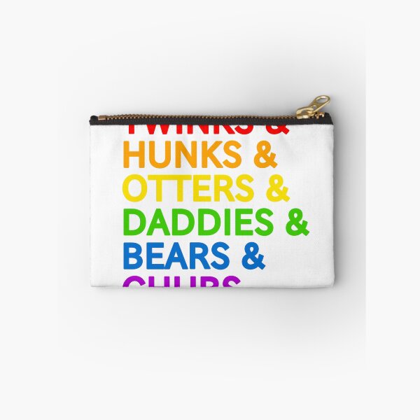 Item preview, Twinks&Hunks&Otters&Daddies&Bears&Chubs Rainbow  designed and sold by PupSpikeArt.