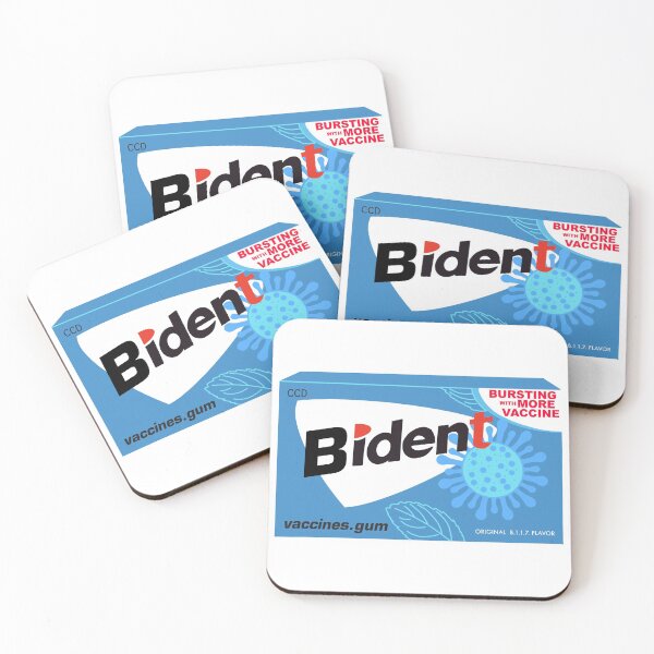 Item preview, Vaccines.gum. Trident Joe Biden gum goof up parody. CDC coronavirus democrats. designed and sold by GTOATlogos.