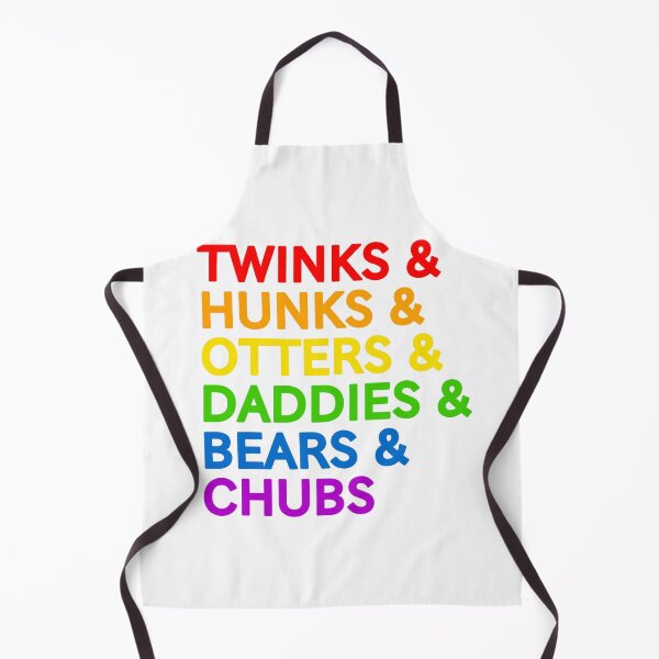 Item preview, Twinks&Hunks&Otters&Daddies&Bears&Chubs Rainbow designed and sold by PupSpikeArt.