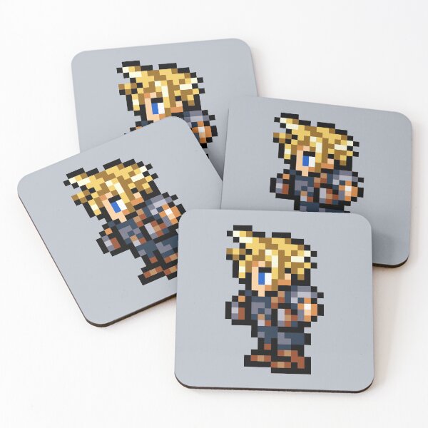 Item preview, Final Fantasy VII - Cloud Sprite designed and sold by SpriteZone.
