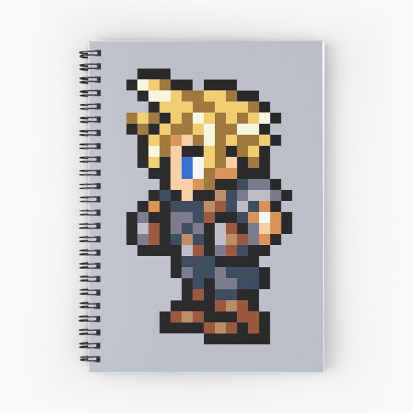 Item preview, Final Fantasy VII - Cloud Sprite designed and sold by SpriteZone.