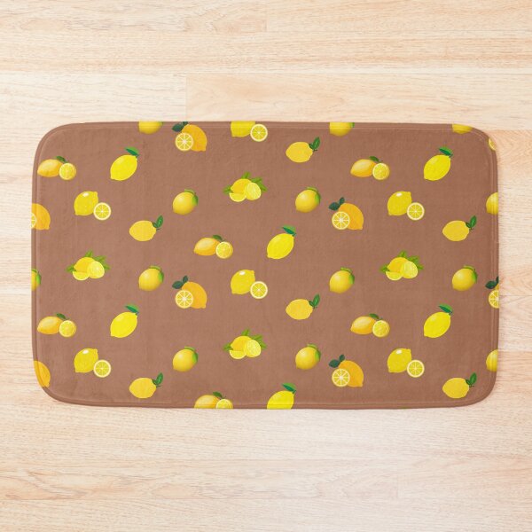 Item preview, Lemon Slices, Lemons and Lemon Leaves Fruit Pattern designed and sold by silviaol.
