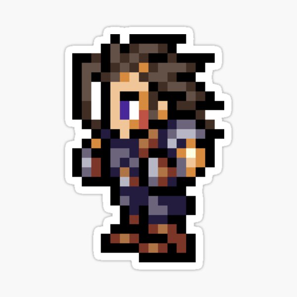 Final Fantasy Pixel Stickers Redbubble - terra pixel art brawl stars