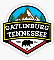GATLINBURG TENNESSEE GREAT SMOKY MOUNTAINS NATIONAL PARK SMOKIES Sticker
