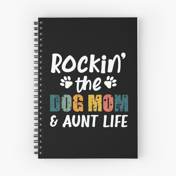 Item preview, Rockin the dog mom and aunt life, Funny Dog Mom gift  designed and sold by happy gift art.